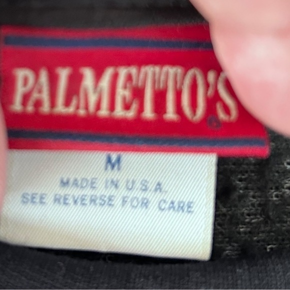4/$20 VTG Palmetto’s Argyle Sherpa Fleece Sweater – Size M – Made in USA 🇺🇸 - Picture 4 of 5